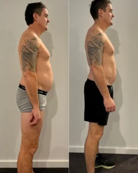 Joey M. - 15kg weight loss transformation with Coach Ryan in Perth