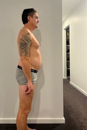 Joey M. before transformation