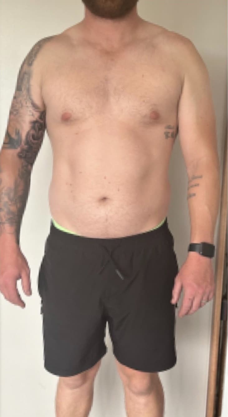 Tim Dennis before transformation