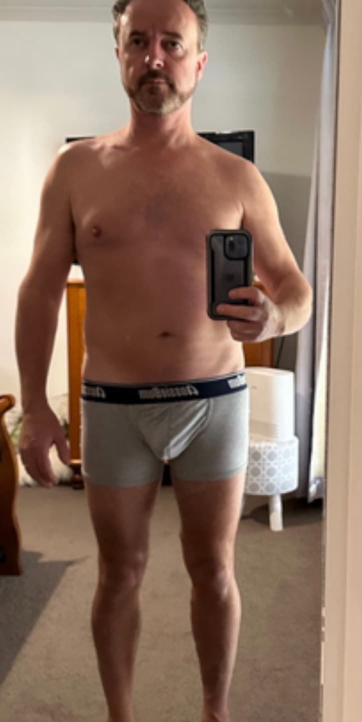 Trev R. before transformation